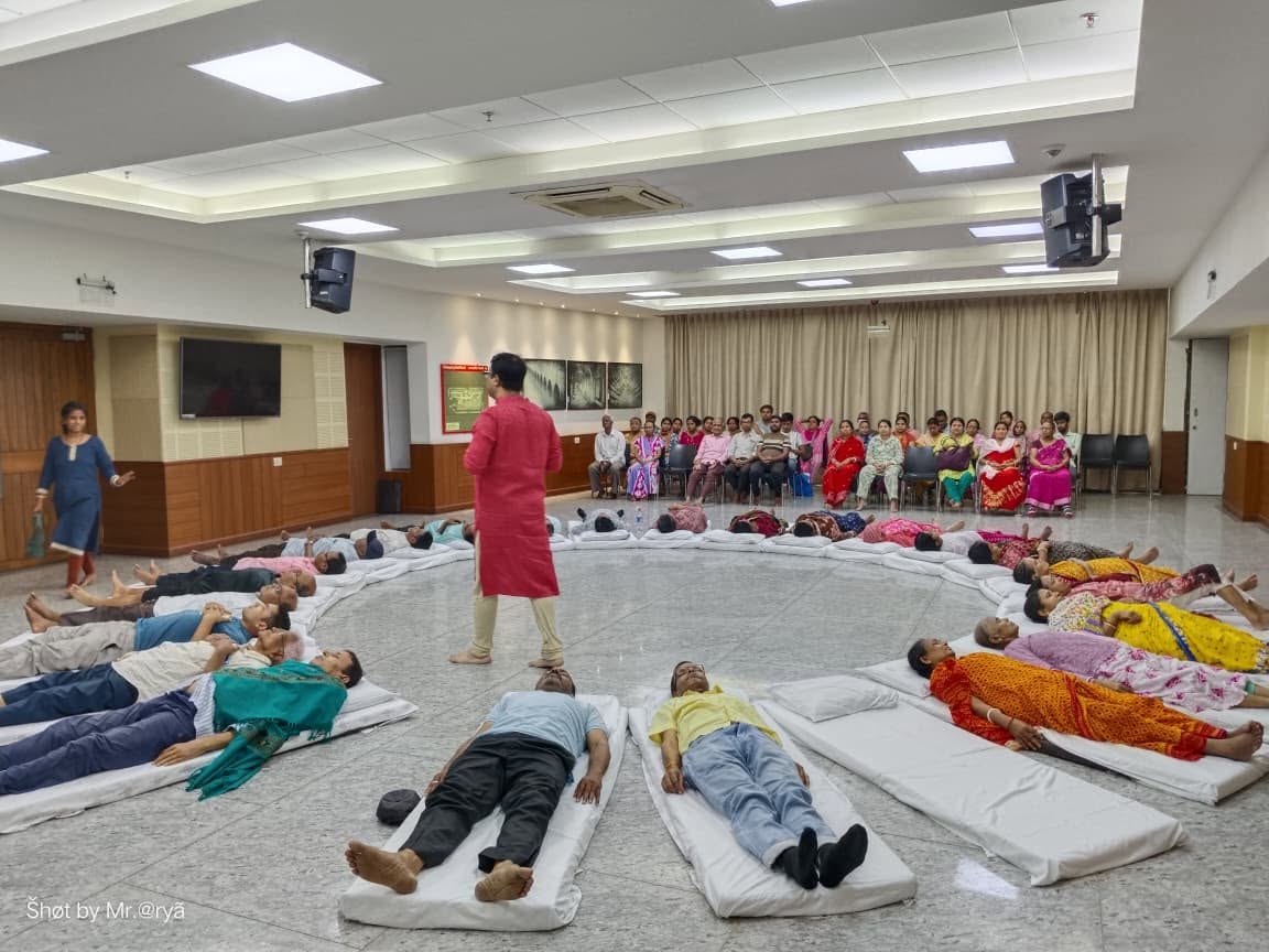 Group mindfulness and sound healing session for adults